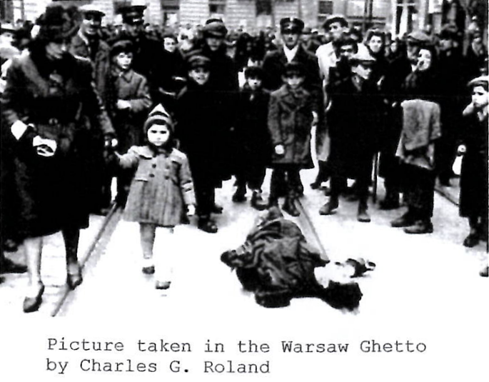 Picture of child in the Warsaw Ghetto