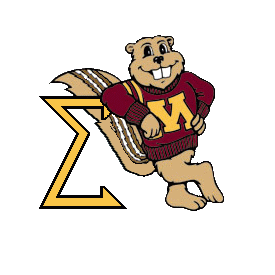 Image of Goldy Gopher and link to School of Statistics